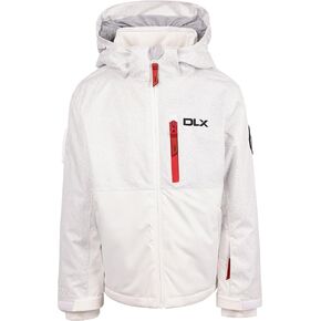 DLX Girls' Skiing Jacket Keeya - Bottom Filler, Printed Panels, Removable Hood, Water in Saudi Arabia