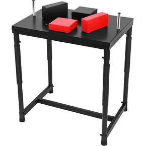 Professional Arm Wrestling Battle Table, 2200LBS Standard Arm Wrestling Table Adjustable Competition Wrist Strength Training Support Plate Equipment with Elbow Pads for Gym Club Sports Fields Homes in Kuwait