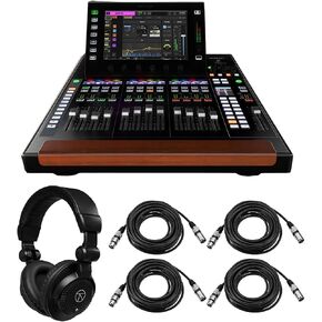 Behringer WING Compact 48-Channel 28-Bus وحدة تحكم خلط رقمية استريو كاملة، حزمة مع سماعات رأس TAPH100 ​​Studio Monitor وكابل ميكروفون XLR 4 × 25 بوصة in Kuwait