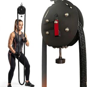 Endless Rope Trainer with 66lb Adjustable Resistance for Home Gym Portable Cable Machine for Strength Training Cardio HIIT Workout No Tool Installation Required in Saudi Arabia
