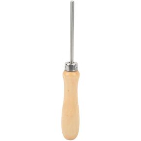 Universal Racket Stringing Awl with Wooden Handle – Stainless Steel Starting Clamp Stringing Tool for Tennis Racquet Repair Maintenance in Kuwait