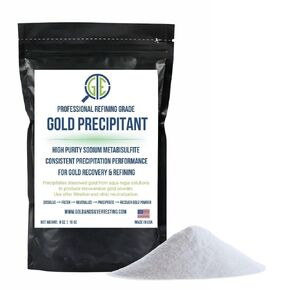 Gemtone Gold Precipitant, High Purity Sodium Metabisulfite, Professional Refining Grade, for Gold Recovery, Available in 8 oz and 16 oz (8 Ounces) in Saudi Arabia
