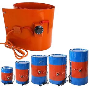 Adjustable 1000W Digital Oil Drum Heater Belt for 5-52 Gallon Drums, Metal Silicone Heating Pad, 30-150°C Temperature Control, Energy Efficient Heating Solution in Kuwait