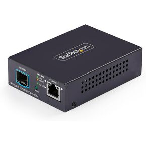 StarTech 10GbE Multi-Gigabit Open SFP+ Fiber Media Converter, Standalone 10 Gigabit Ethernet RJ-45 to 10GBASE-X SFP+, Single-Mode/Multi-Mode, 16K Jumbo Frames - TAA in Kuwait