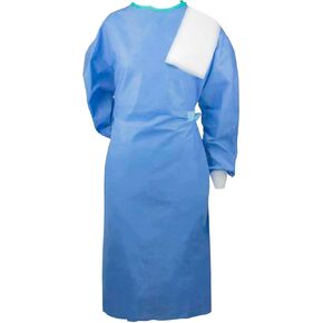 Disposable Procedure Medical Gown, Sterile, with Towel, Poly, X-Large in Kuwait