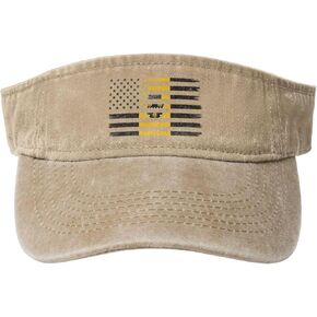 Vintage US and Flag of Pittsburgh Pennsylvania Sun Visor Hats for Women Men Cotton Adjustable Sports Empty Top Golf Cap in Kuwait