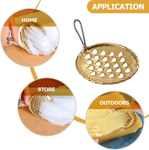 DOITOOL Stainless Steel Jelly Scraper for Cold Noodle and Bean Jelly Cutting with Comfortable Grip Kitchen Tool for Home and Restaurant Use 3.54X3.54X2.36In in Kuwait