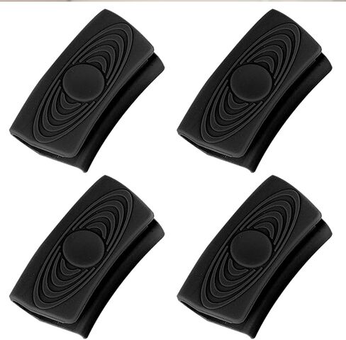 2 Pair Gray Silicone Assist Hot Handle Holder, Pan Skillet Cast Iron Handle Cover Heat Resistant, Non-Slip Kitchen Pot Handle Grips Sleeve Protectors for Frying Tray Griddles Cookware (Gray) in Kuwait