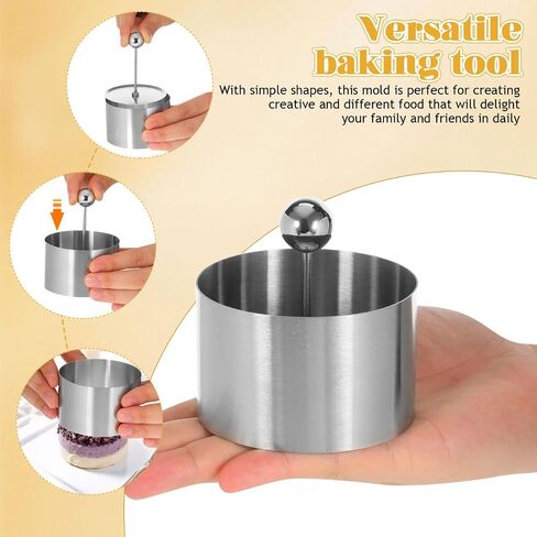 IMIKEYA Stainless Steel Onigiri Mold Sushi Mold Rice Ball Making Tool Tiramisu 3.34 X 3.14 X 1.96 in Silver 1 Piece for Diy Kitchen Use in Kuwait