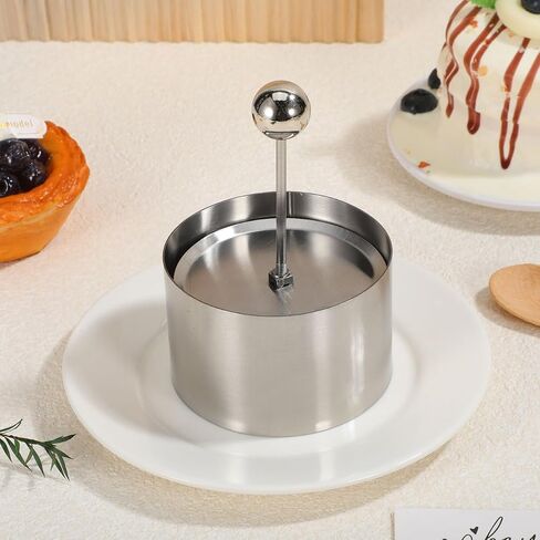 IMIKEYA Stainless Steel Onigiri Mold Sushi Mold Rice Ball Making Tool Tiramisu 3.34 X 3.14 X 1.96 in Silver 1 Piece for Diy Kitchen Use in Kuwait