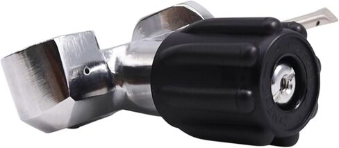 TUDIVING-4500Psi 300Bar 30Mpa Scuba Diving Tank Valve,DIN/Yoke Valve,Diving Aluminum Bottle Valve G3/4-14NPSM Thread in Kuwait