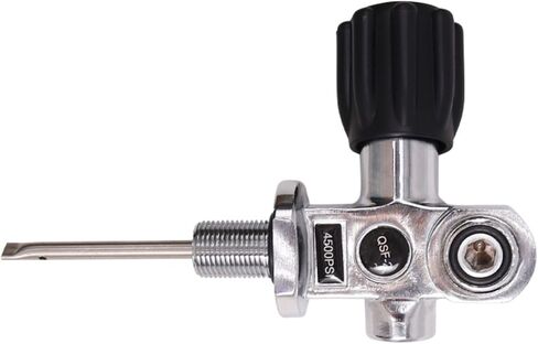 TUDIVING-4500Psi 300Bar 30Mpa Scuba Diving Tank Valve,DIN/Yoke Valve,Diving Aluminum Bottle Valve G3/4-14NPSM Thread in Kuwait
