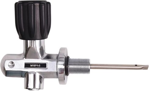 TUDIVING-4500Psi 300Bar 30Mpa Scuba Diving Tank Valve,DIN/Yoke Valve,Diving Aluminum Bottle Valve G3/4-14NPSM Thread in Kuwait