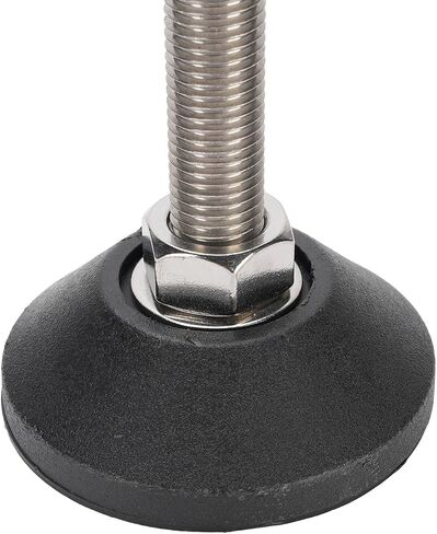 2 Pcs M16 Leveling Feet 80mm Round Base Height Adjustment Adjustable Furniture Leveler, Load Capacity 10kg, Perfect for Office Home Furniture Shelves in Kuwait