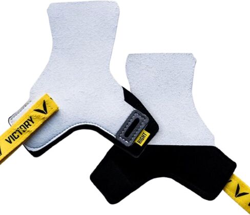 Victory Grips Men's V-Series X2 Freedom Hand Grips for Cross Training & Gymnastics – Soft Vegan High Protection Palm Grips with V-Series Wrist Support – 1 Pair in Kuwait