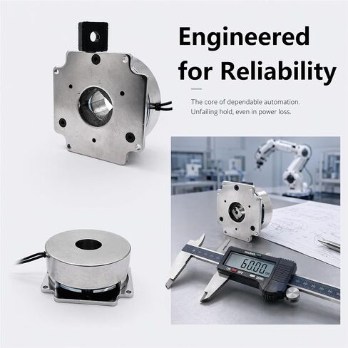 DC Electromagnetic Brake for 60mm NEMA 24 Stepper Motor Off Brake Mechanical Brake (12, Volts) | 12V 24V DC 1.5 Nm Torque 8x7.5mm D Shaft Hole in Saudi Arabia