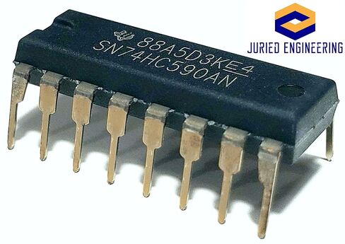 SN74HC590AN SN74HC590A SN74HC590 74HC590 عدادات ثنائية 8 بت مع سجلات إخراج 3 حالات صديقة للوحة التجارب IC DIP-16 (قطعة واحدة) in Kuwait