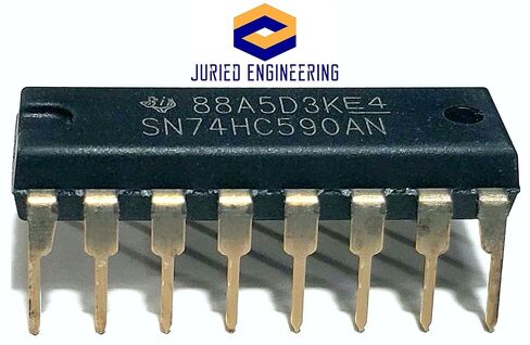 SN74HC590AN SN74HC590A SN74HC590 74HC590 عدادات ثنائية 8 بت مع سجلات إخراج 3 حالات صديقة للوحة التجارب IC DIP-16 (قطعة واحدة) in Kuwait