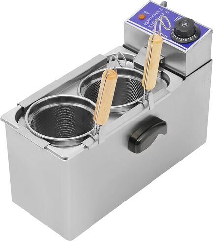 Electric Pasta Cooker with Strainer - 2-Hole Commercial Noodle Machine for Spaghetti, Dumplings, for Restaurants and Home Use in Kuwait