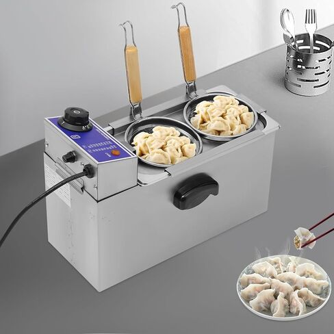 Commercial Stainless Steel Noodle Cooker – Electric Noodle Boiler Suitable for Home and Restaurant Use, Countertop Design, High-Efficiency Cooking in Kuwait