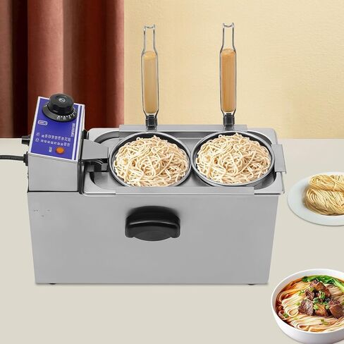 Commercial Stainless Steel Noodle Cooker – Electric Noodle Boiler Suitable for Home and Restaurant Use, Countertop Design, High-Efficiency Cooking in Kuwait