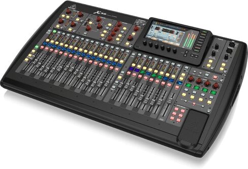 Behringer X32 32-Channel 16-Bus Total Recall Digital Mixing Console - Bundle with Behringer S32 I/O Box with 32x Remote-Control MIDAS Preamps, 2x H&A XLR M to F Microphone Cable - 25' in Kuwait