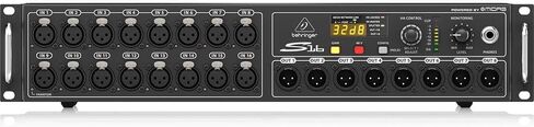 Behringer Digital Snake S16 I/O Box with 16 Remote, Controllable MIDAS Preamps, 8 Outputs, AES50 Networking, KLARK TEKNIK SuperMAC Technology Bundle With Headphones, 2x H&A XLR M to F Cable in Kuwait