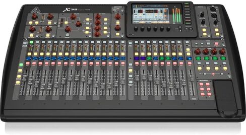 Behringer X32 وحدة تحكم خلط رقمية ذات 32 قناة و25 حافلة، V4.0، حزمة مع بطاقة توسيع عالية الأداء ذات 32 قناة in Kuwait