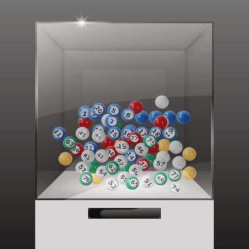 30 Pieces Bingo Ball Selection Lottery Numbered Ball Raffle Tally Ball PP Material with Transparent Window Portable Suitable for Game Birthday Party, 1 to 50 in Kuwait