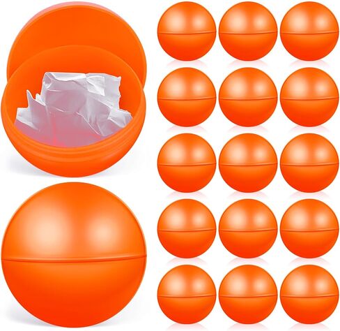 TOYANDONA Hollow Raffle Balls: Plastic Lottery Bingo Balls Vending Machine Party Game Capsules for Party Events (25 Pcs) in Kuwait