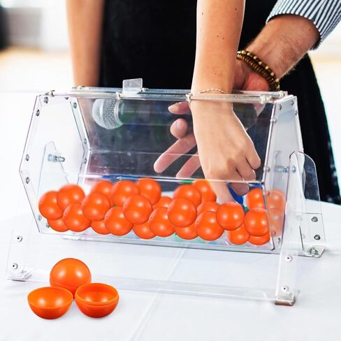 TOYANDONA Hollow Raffle Balls: Plastic Lottery Bingo Balls Vending Machine Party Game Capsules for Party Events (25 Pcs) in Kuwait