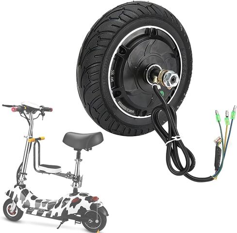 8inch Brushless Hub Motor, 48/60V 1000/1200W Solid Tire High Speed Wheel Replacement for Electric Scooter (Vehicle Accessory) in Kuwait