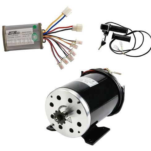 36V 800W MY1020 Brushed Motor & Controller Kit with LCD Throttle for Electric Scooters, E-Bikes, Go-Karts | 2800RPM Fits Razor MX350, Pocket Rocket, Mini Bike, Dune Buggy in Kuwait