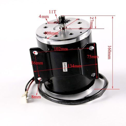 36V 800W MY1020 Brushed Motor & Controller Kit with LCD Throttle for Electric Scooters, E-Bikes, Go-Karts | 2800RPM Fits Razor MX350, Pocket Rocket, Mini Bike, Dune Buggy in Kuwait