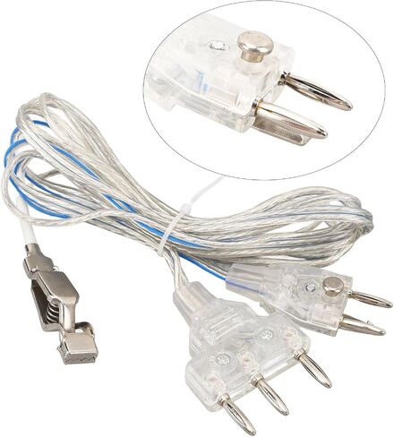 Agatige Fencing Body Wire, Fencing Saber Foil Epee Body Cord Stainless Steel Plastic Transparent Head Wire Training Equipment for Competitions in Kuwait
