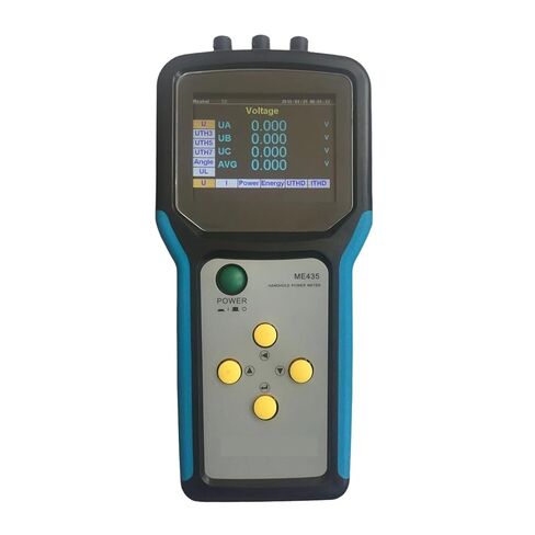 Power Quality Analyzer, ME435 Handheld Three-Phase Power Quality Analyzer, Three-Wire Meter, Rogowski Coil(ME435+NRC150(3000A)) in Kuwait