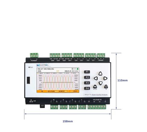 Power Quality Analyzer, Three-Phase Power Quality Analyzer MQ579, Rogowski Coil Sensitivity MV/kA, CT MV/A, Flexible Current Input in Kuwait