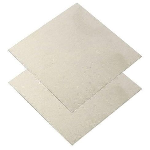4PCS Pure Nickel Ni Sheets 100x100x1mm for Electroplating Anodes, Corrosion & Heat Resistant, Silver in Kuwait