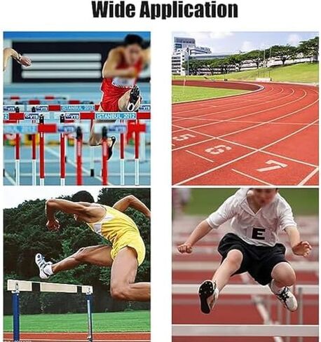 Height Adjustable Hurdles, Hurdles Training Equipment for Track, Adjustable Height 30~41inches for Kids Man Adults, Agility Training Hurdles for High School Practice, A in Kuwait