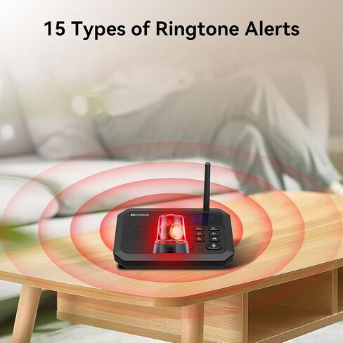 Retekess TH201 Wireless Intercom System, Room to Room Intercom, 1 Mile Working Distance, Plug and Play, Intercom Communication System for Business in Kuwait