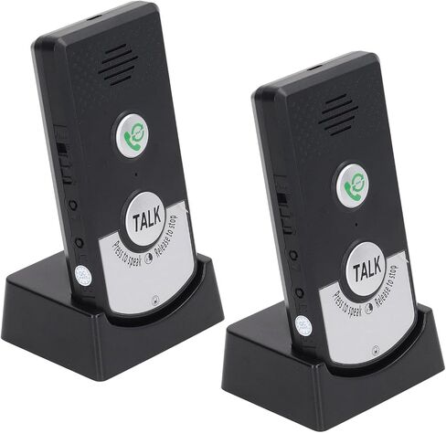 2 Way Voice Intercom Super Wireless Intercomunicador Rainproof Intercom Doorbell System Unit,1000 m Long Range Door Intercoms System Portable Wireless Voice Interphone Elderly in Kuwait