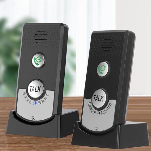 2 Way Voice Intercom Super Wireless Intercomunicador Rainproof Intercom Doorbell System Unit,1000 m Long Range Door Intercoms System Portable Wireless Voice Interphone Elderly in Kuwait