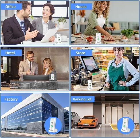 2 Way Intercom for Home Upgraded, Portable Wireless Intercom System for House with 5 Level Volume and Ringtones Adjustment Rechargeable for Hospital Hotel Office Business 4 Pack(White) in Kuwait