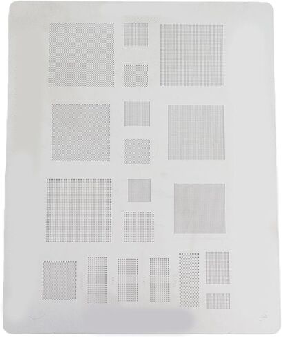 HURRISE Universal BGA Reballing Stencil - Multifunctional Tin Mesh Solder Template for Phone BGA IC Chips Repair in Kuwait