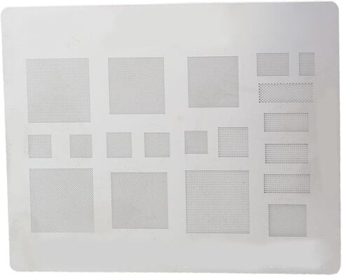 HURRISE Universal BGA Reballing Stencil - Multifunctional Tin Mesh Solder Template for Phone BGA IC Chips Repair in Kuwait