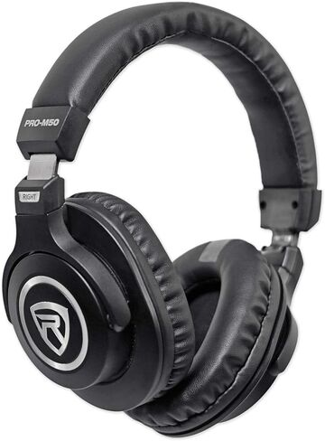 حزمة توفير الصوت: وحدة تحكم PRESONUS ATOM ذات 16 لوحة USB MIDI RGB DJ + حزمة برامج تسجيل Studio One مع سماعات Rockville PRO-M50 Studio مع كابل ملف قابل للفصل (عنصران) in Saudi Arabia