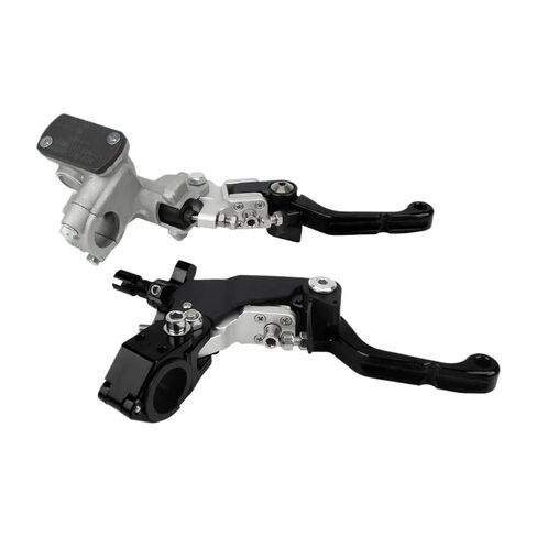 مضخة أسطوانة رئيسية لفرامل الدراجة النارية ورافعة القابض CNC متوافقة مع Honda CRF230 وCRF250 الدراجة الترابية (أسود) in Kuwait
