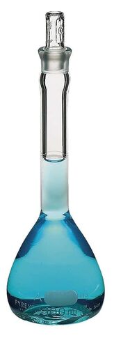 Pyrex Brand 5640 Class A Volumetric Flask; 1000 mL; 1/PK in Kuwait