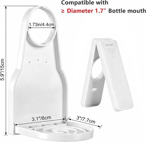 Laundry Detergent Dispenser Cup Holder, Laundry Soap Drip Catcher Tray, 1P | VOTLEVT Plastic laundry detergent drip catcher, Fabric Softener Cup Holder, Liquid laundry Soap holder stand for laundry room in Kuwait