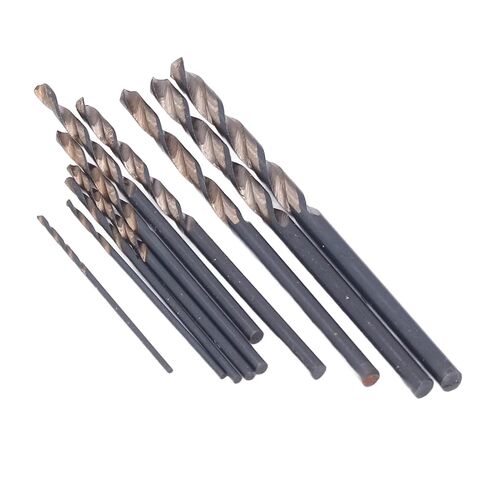HSS Drill bit Set, Premium high Speed Steel Twist Drills with Cutting Edges for Wood Plastic and Carving Projects 10 piece Set Sizes 0.8mm to 3.0mm in Kuwait